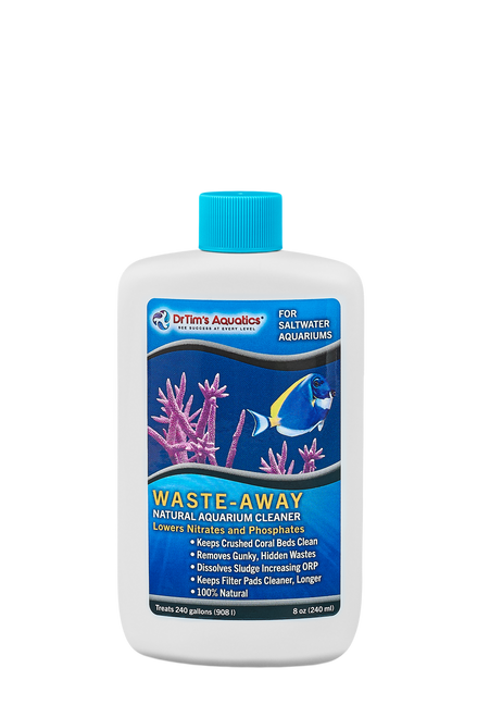 Dr. Tim’s Aquatics Waste - Away Natural Aquarium Cleaner for Saltwater 8 fl. oz