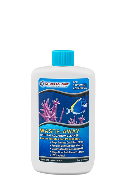 Dr. Tim’s Aquatics Waste - Away Natural Aquarium Cleaner for Saltwater 8 fl. oz