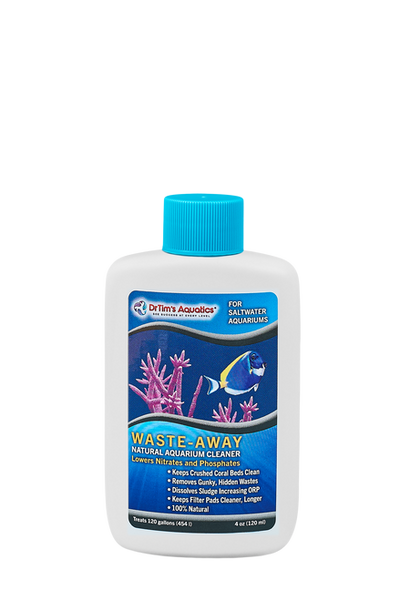 Dr. Tim’s Aquatics Waste - Away Natural Aquarium Cleaner for Saltwater 4 fl. oz