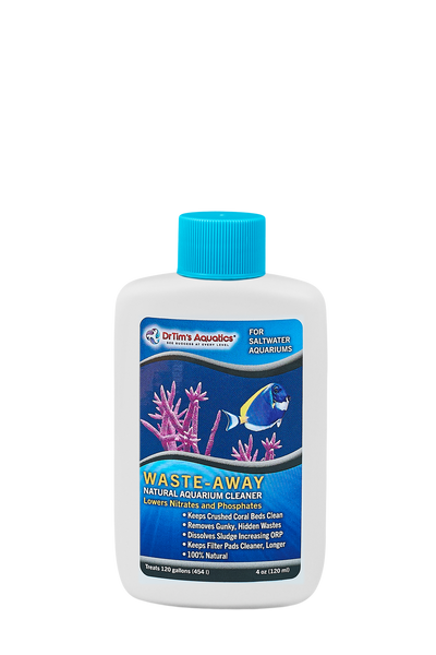 Dr. Tim's Aquatics Waste-Away Natural Aquarium Cleaner for Saltwater Aquarium 4 fl. oz