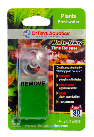 Dr. Tim’s Aquatics Waste - Away Time Release Gel for Plant Tanks 10 Gallon Single - Aquarium