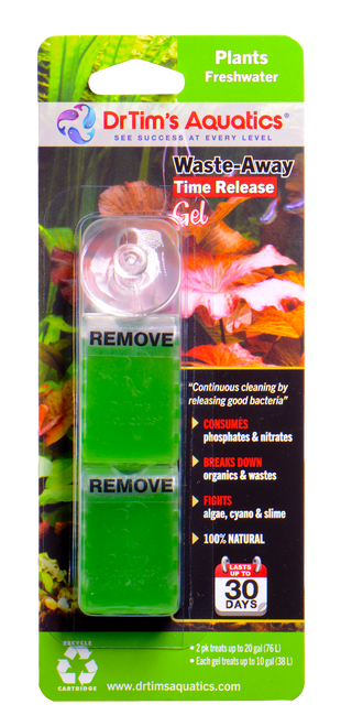 Dr. Tim’s Aquatics Waste - Away Time Release Gel for Plant Tanks 20 Gallon 2 Pack - Aquarium