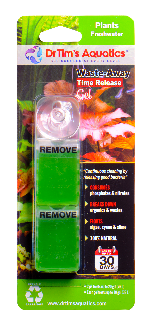 Dr. Tim's Aquatics Waste-Away Time Release Gel for Plant Tanks 20 Gallon 2 Pack