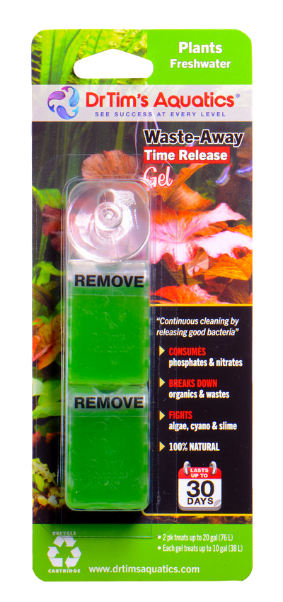 Dr. Tim's Aquatics Waste-Away Time Release Gel for Plant Tanks 20 Gallon 2 Pack