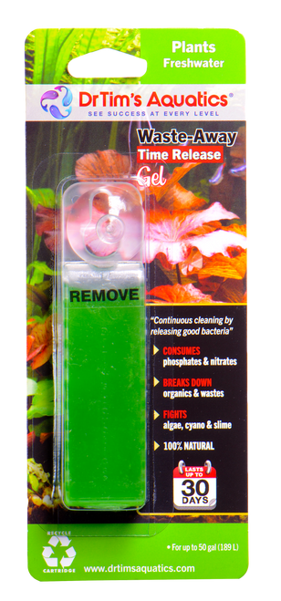 Dr. Tim’s Aquatics Waste - Away Time Release Gel for Plant Tanks 50 Gallon Single - Aquarium