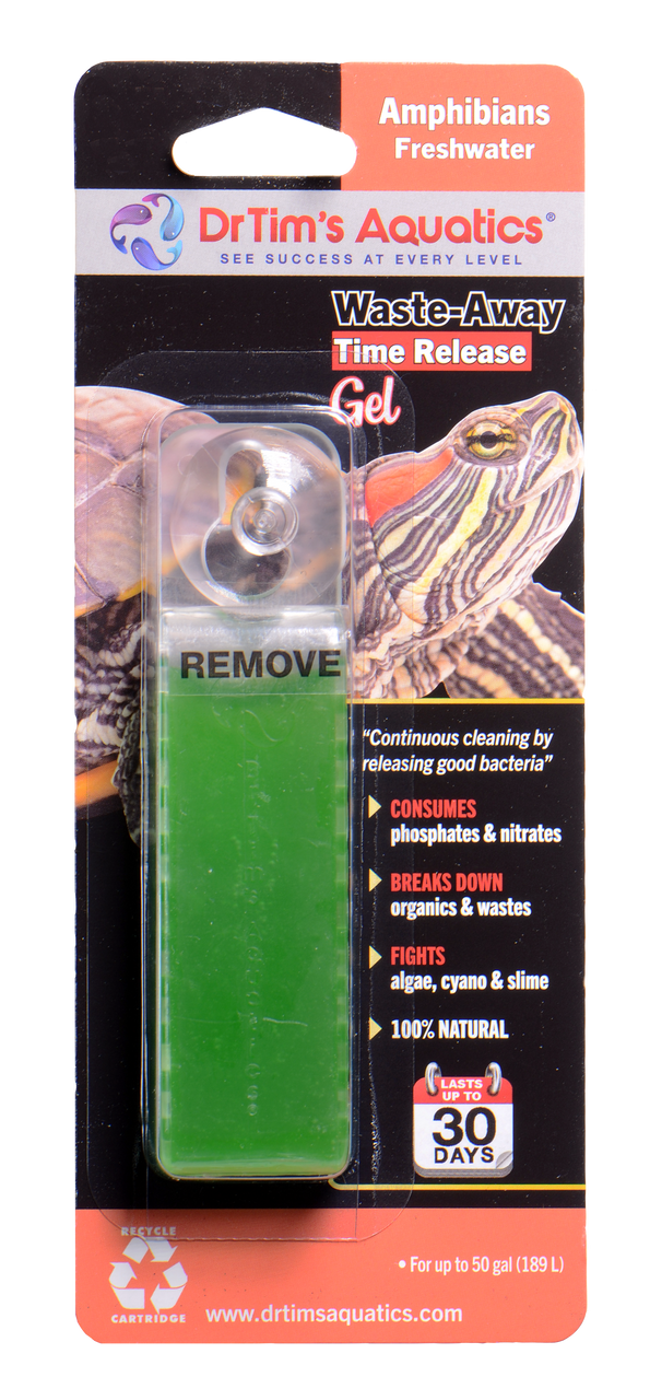 Dr. Tim's Aquatics Waste-Away Time Release Gel for Turtles/Amphibians 50 Gallon Single