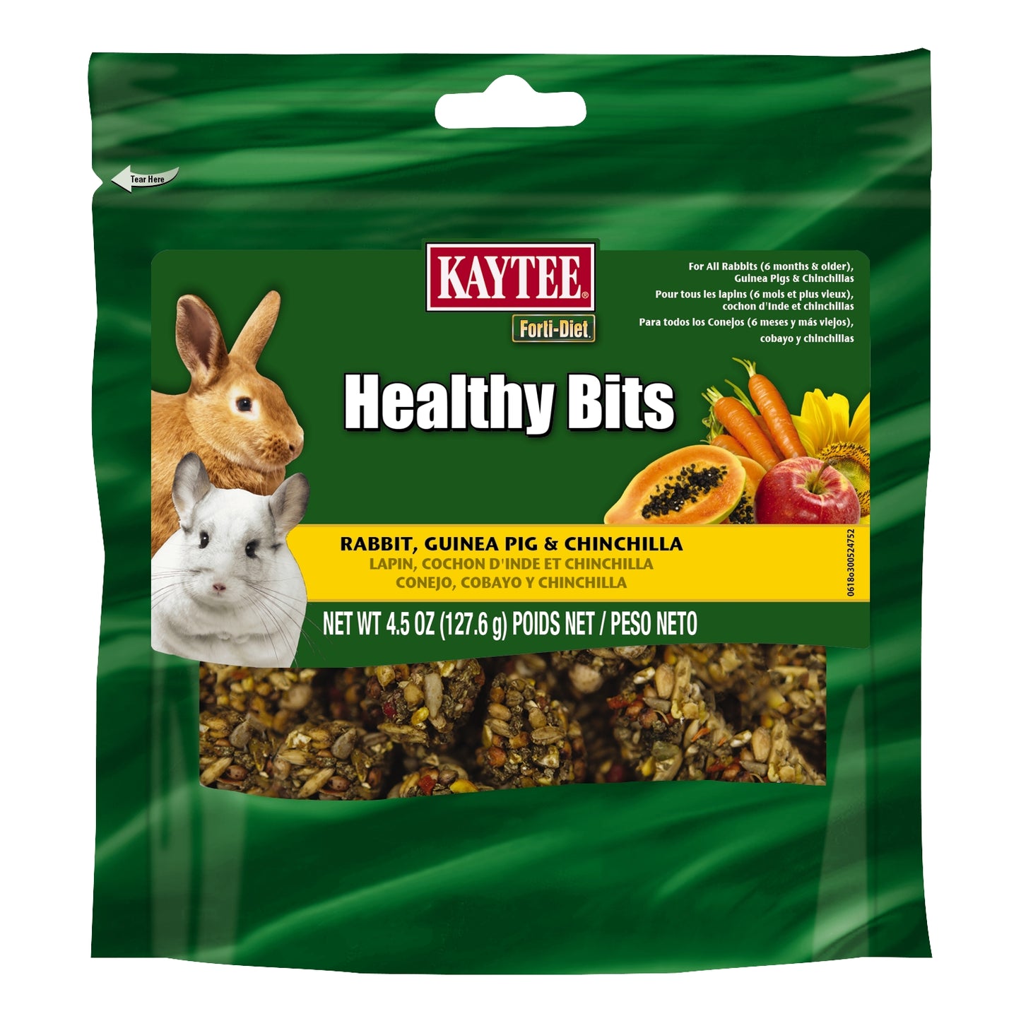 Kaytee Kaytee Healthy Bits Treat 4.5 oz 071859056234