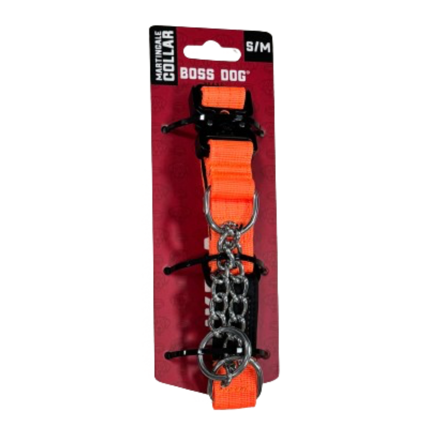Boss Dog Martingale Dog Collar Hunter Orange Small/Large 860011384564