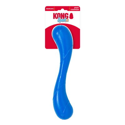 KONG Squeakz Stick Dog Toy Blue Medium 035585014869