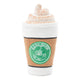BARK Cup of Bark Roast Coffee Cup Plush Dog Toy 810013397253