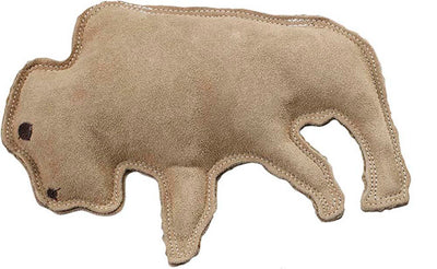 Dura-Fused Leather Dog Toy Buffalo Tan LG