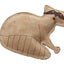 Dura - Fused Leather Dog Toy Raccoon Tan SM