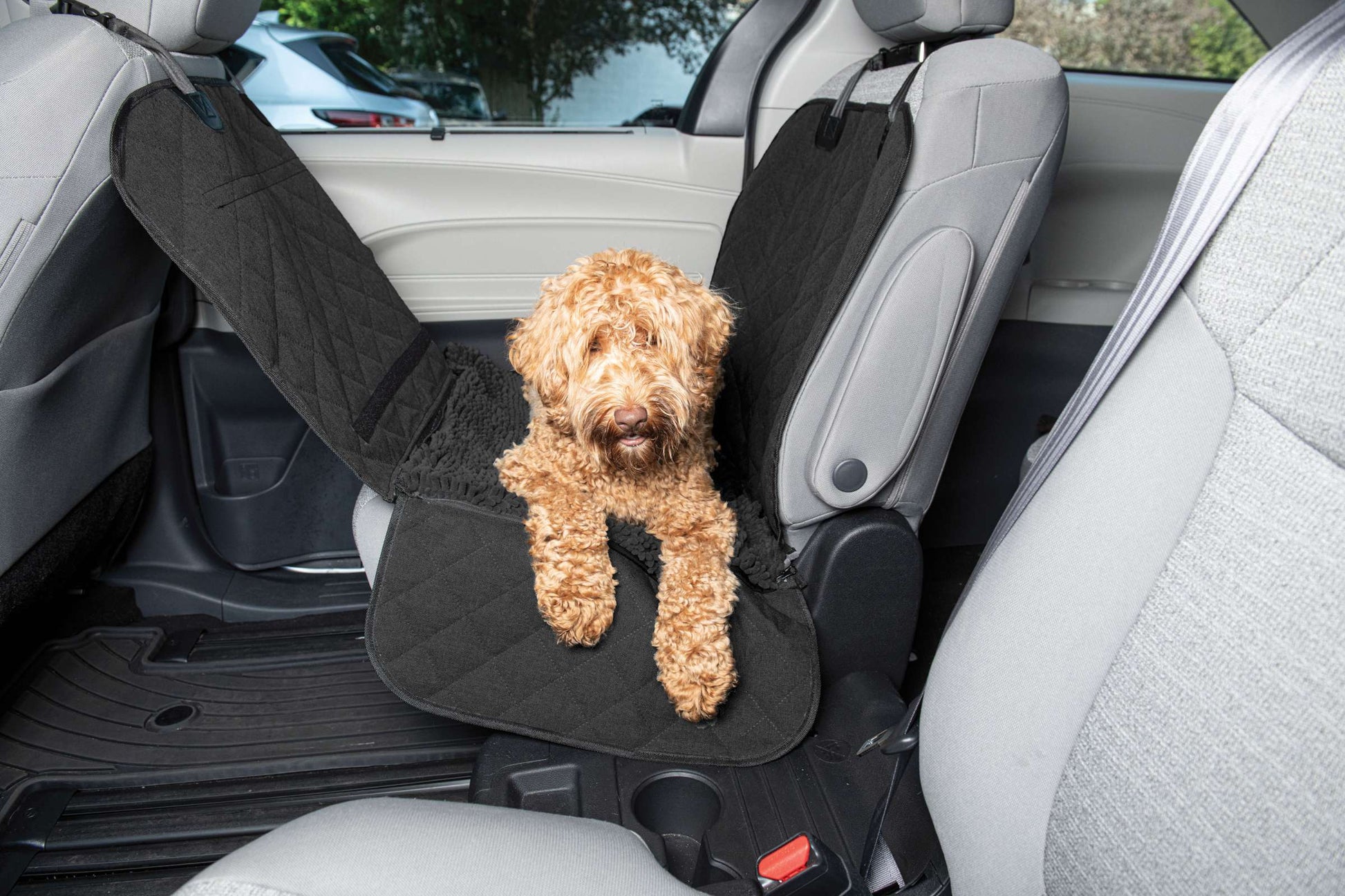 Dogs Gone Smart Dirty Dog Single Car Seat Cover & Hammock Black 44In X 35 in 849670020808