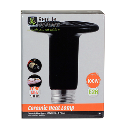 Reptile Systems Ceramic Heat Emitter Black 100 W 3443981200514