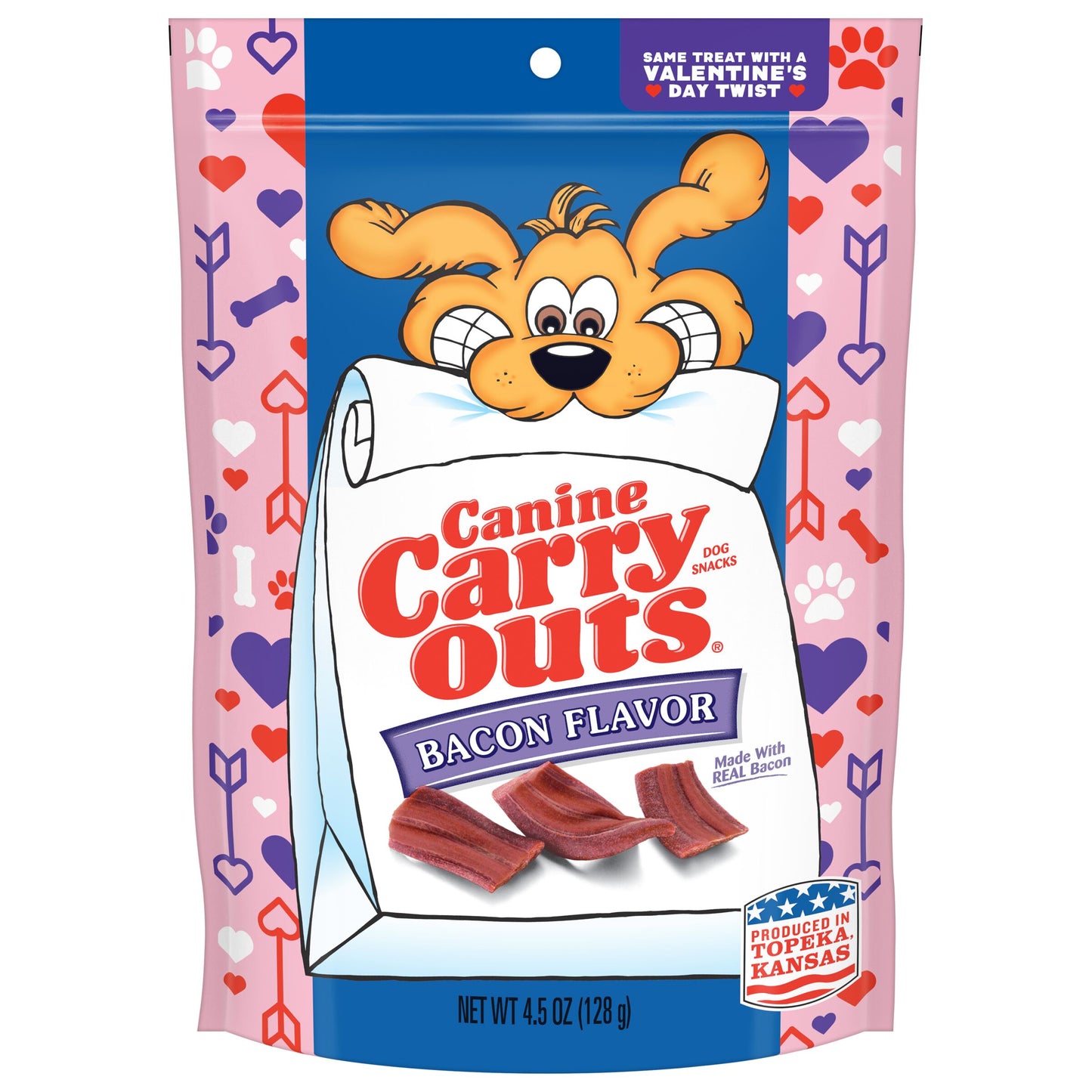 Canine Carry Outs Bacon Flavor Dog Treats 4.5 oz 079100520022