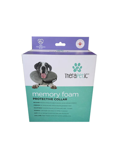 Arlee Pet Products TheraPetic Memory Foam Protective Collar Charcoal 18 - 21 in 086268199403