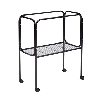 A & E Cages Happy Beaks Cage Stand for 26x14 Cages Black 2ea/2 pk 644472009231