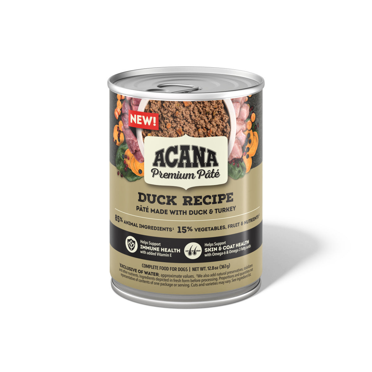 Acana Premium Pâté Canned Dog Food Duck 12ea/12.8 oz 064992723811