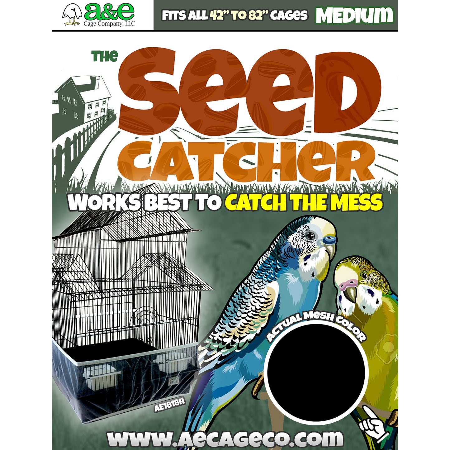 A & E Cages Seed Catcher 42-82 in 644472017373