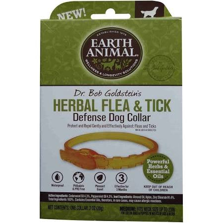 Earth Animal Dog Flea & Tick Collar Medium {L+x} 853965006774