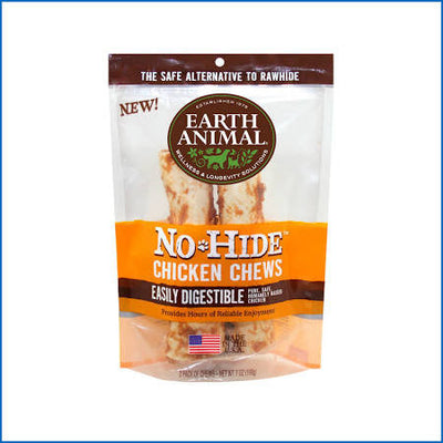 Earth Animal Dog No Hide Chicken 7in 2pk {L - x}