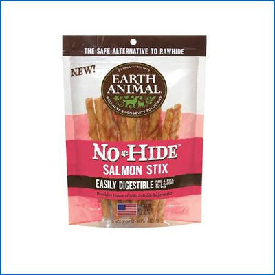 Earth Animal Dog No Hide Salmon Small 10pk {L - x} (DD)