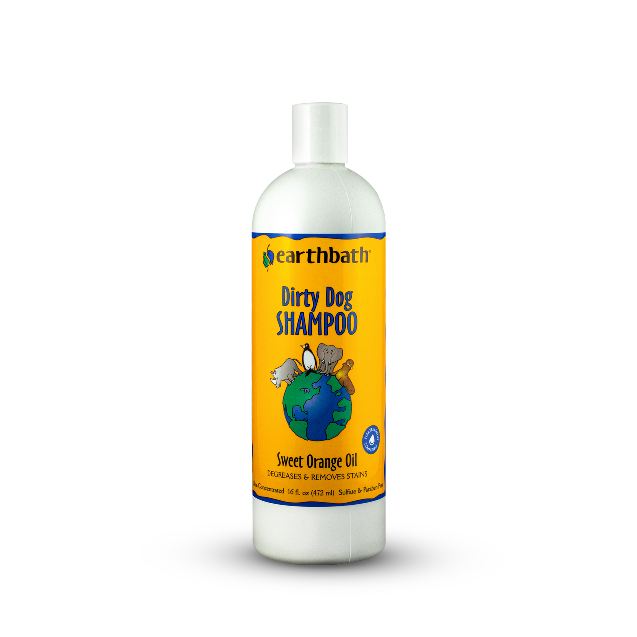 Earthbath Dirty Dog Shampoo, Sweet Orange Oil 16oz