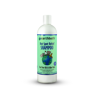 Earthbath Hot Spot Relief Shampoo, Tea Tree & Aloe Vera 16oz