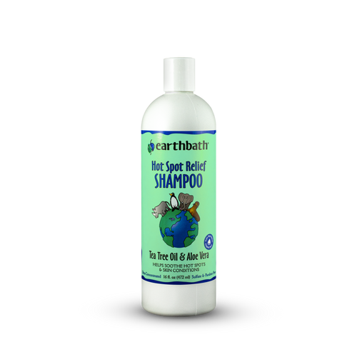Earthbath Hot Spot Relief Shampoo Tea Tree & Aloe Vera 16oz - Dog