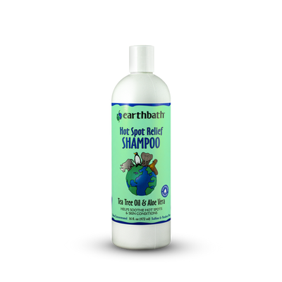 Earthbath Hot Spot Relief Shampoo Tea Tree & Aloe Vera 16oz - Dog