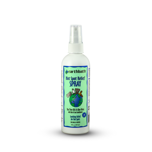 Earthbath Hot Spot Relief Spray for Dogs Tea Tree & Aloe Vera 8oz - Dog