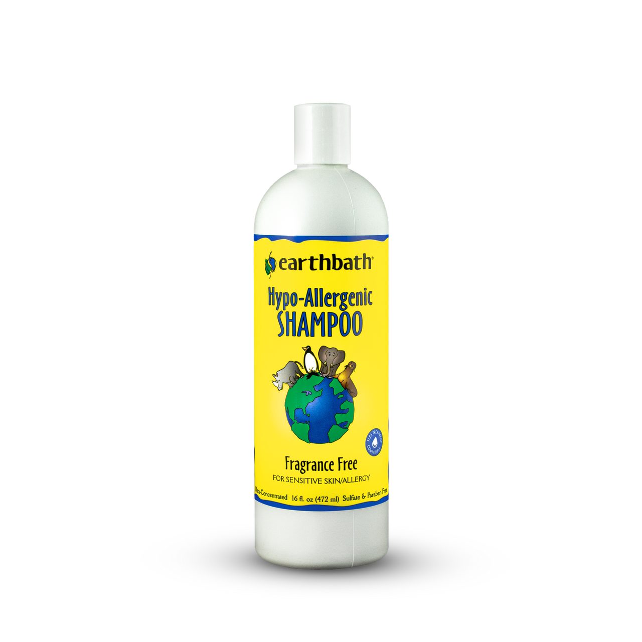 Earthbath Hypo-Allergenic Shampoo, Fragrance Free 16oz