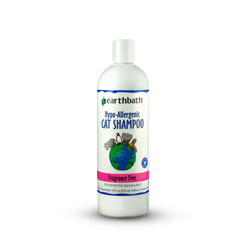 Earthbath Hypoallergenic Cat Shampoo Fragrance Free 16oz