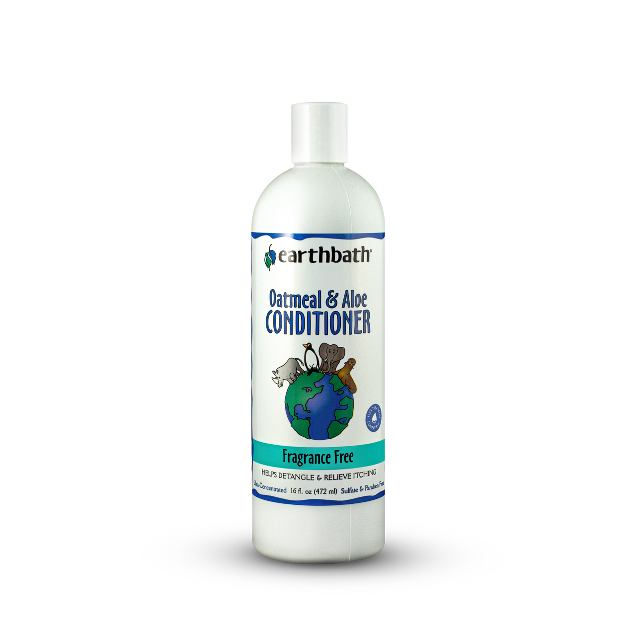 Earthbath Oatmeal & Aloe Conditioner, Fragrance Free 16oz