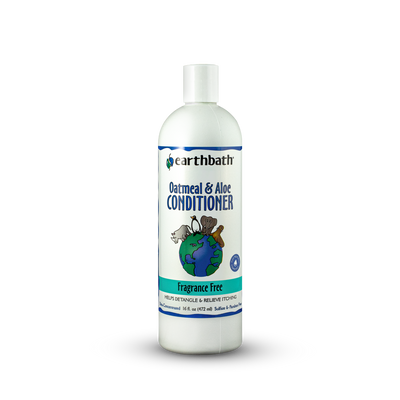 Earthbath Oatmeal & Aloe Conditioner, Fragrance Free 16oz