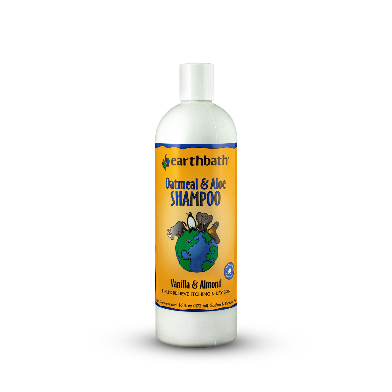 Earthbath Oatmeal & Aloe Shampoo, Vanilla & Almond 16oz