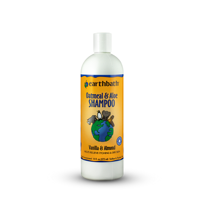 Earthbath Oatmeal & Aloe Shampoo, Vanilla & Almond 16oz