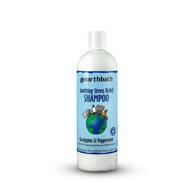 Earthbath Soothing Stress Relief Shampoo, Eucalyptus & Peppermint 16oz