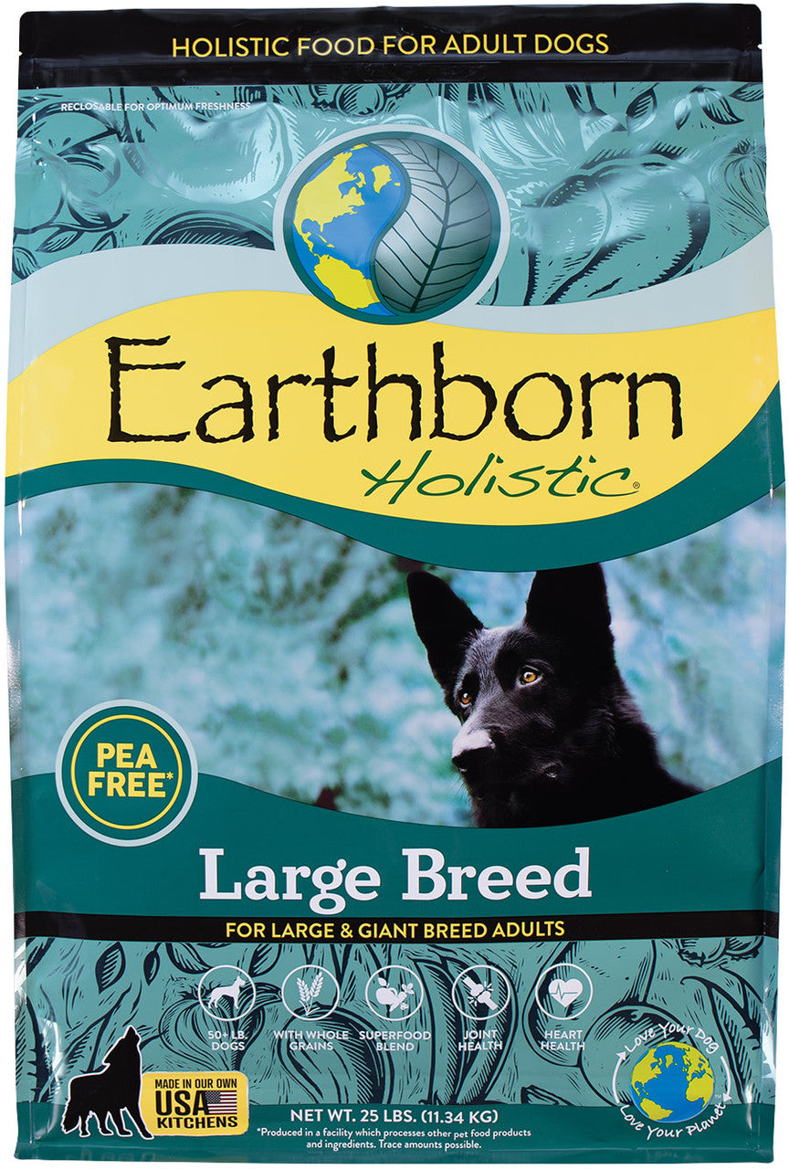 Earthborn Holistic Large Breed Dry Dog Food 25 lb 034846719246