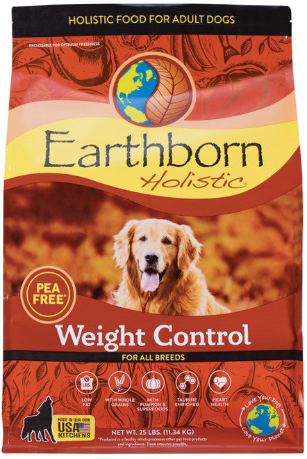 Earthborn Holistic Weight Control Dry Dog Food 25 lb