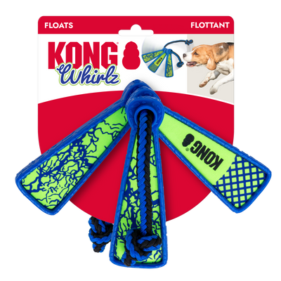 KONG KONG Whirlz Rope Dog Toy Medium/Large 035585533315