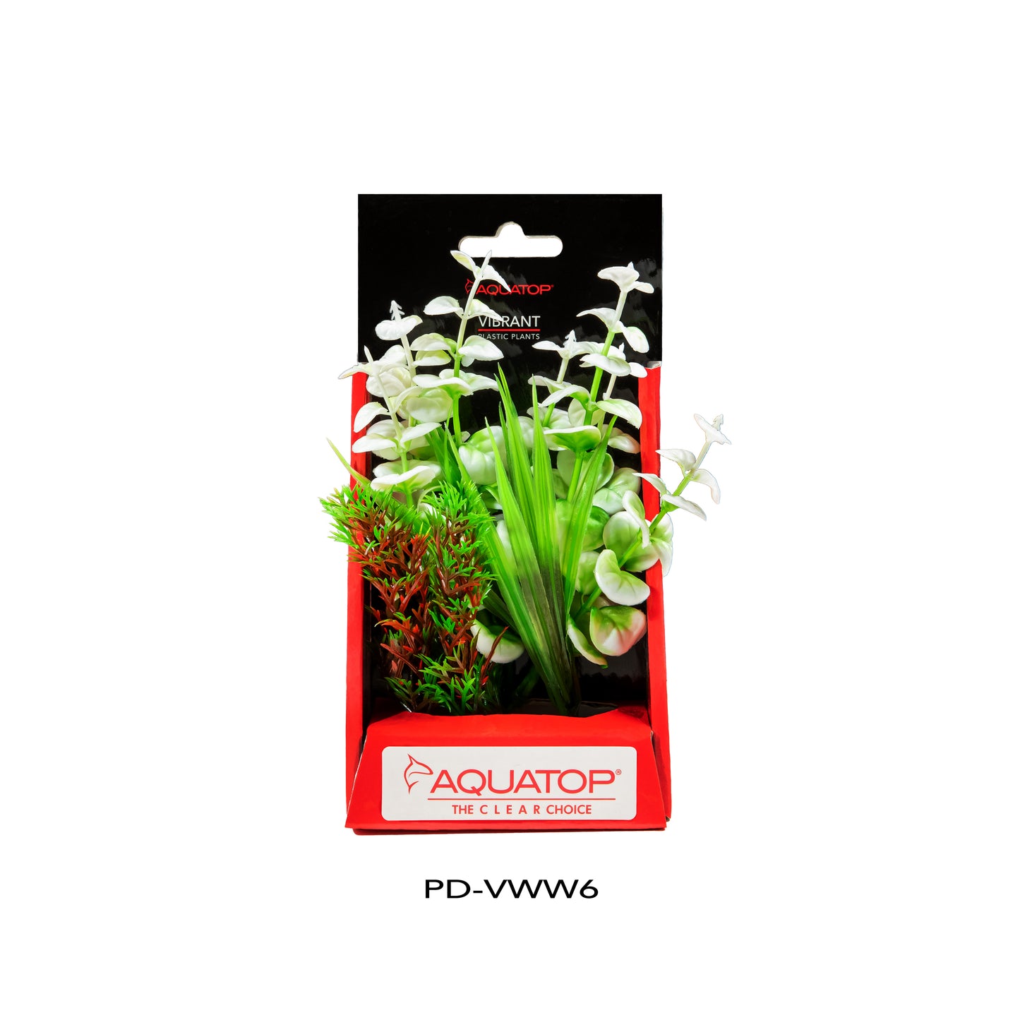 Aquatop Vibrant Wild Plant White 6 in 810074880398