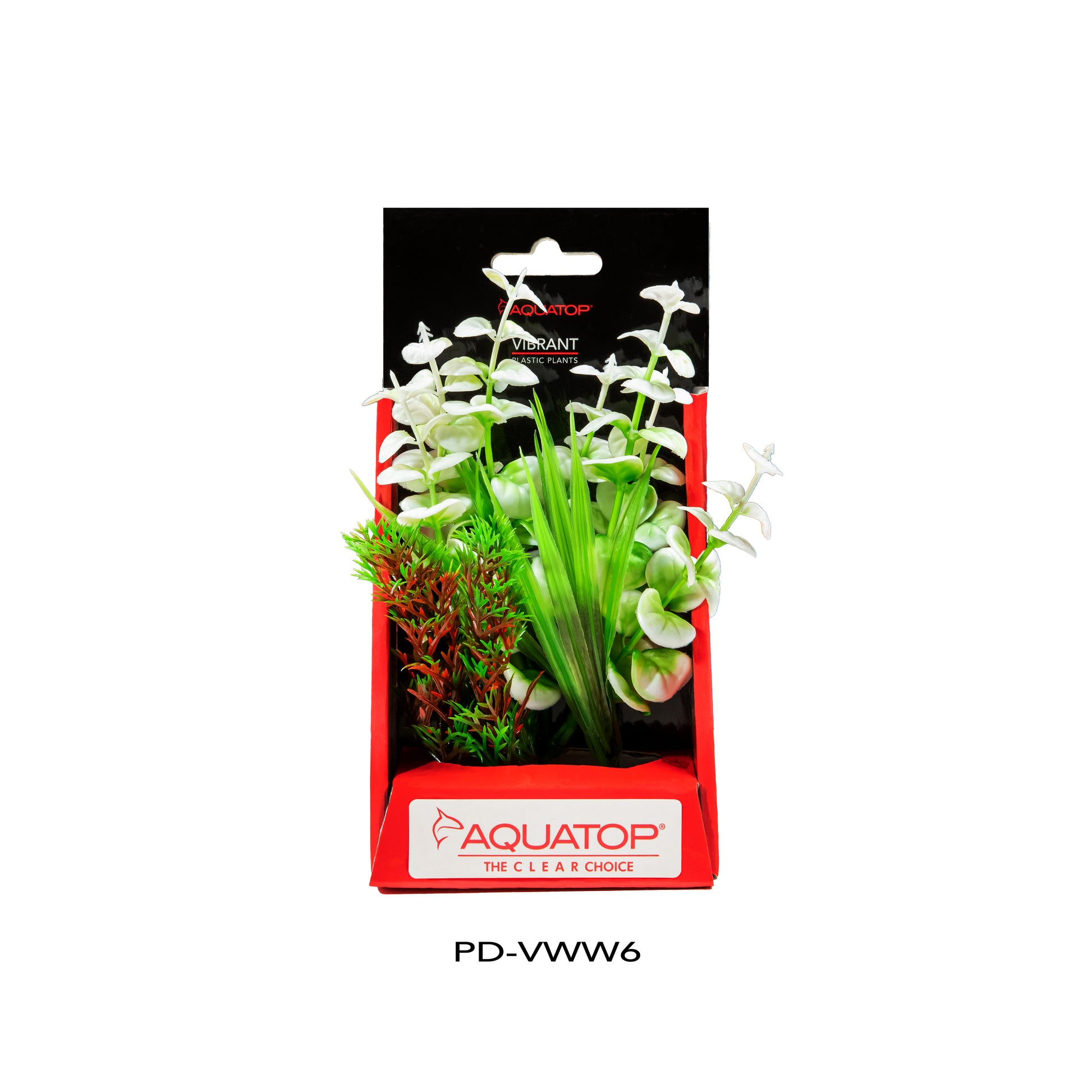 Aquatop Vibrant Wild Plant White 6 in 810074880398