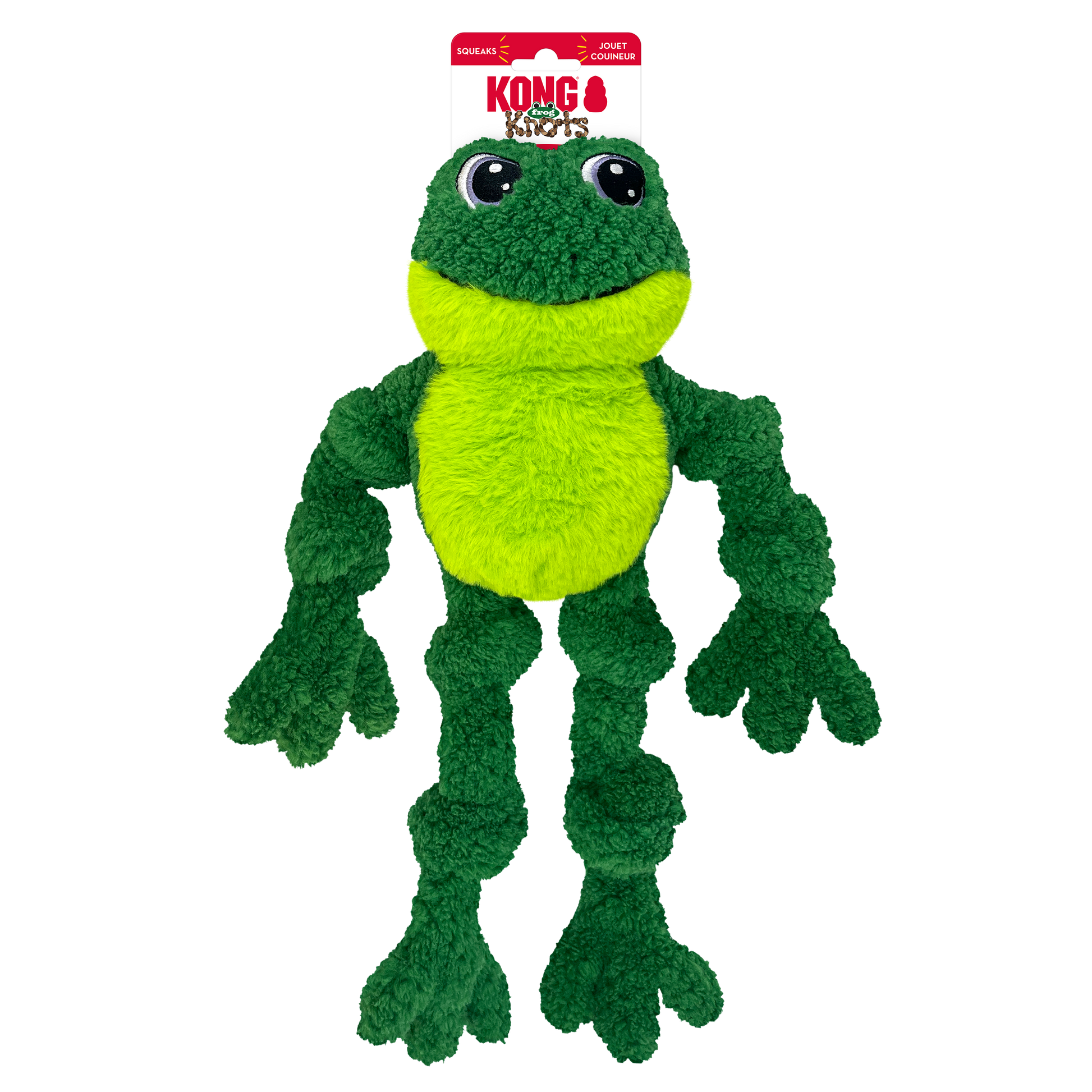 KONG Knots Frog Dog Toy Large/X-Large 035585499963