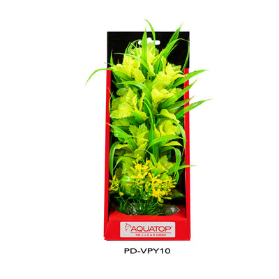 Aquatop Vibrant Passion Plant Yellow 10 in 810074880176