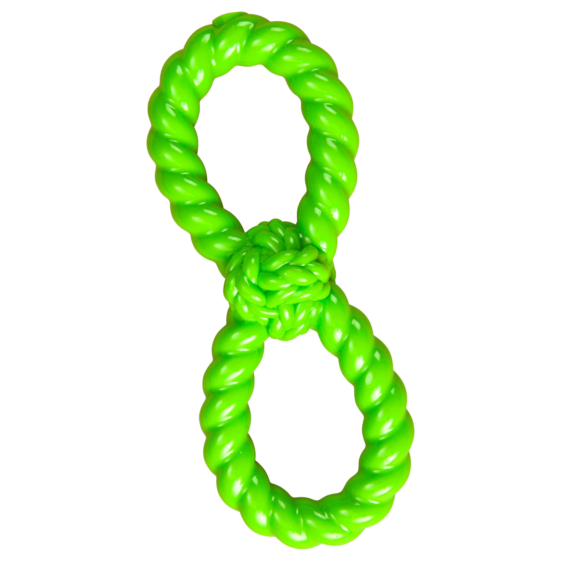 Spot Play Strong Flex Dog Toy Figure-8 10 in 077234549049