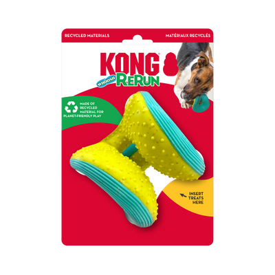 KONG Rerun Whoosh Ball Dog Toy Assorted Color Medium/Large 035585523019