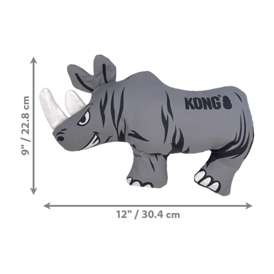 KONG Maxx Friends Dog Toy Rhino Large 035585523484