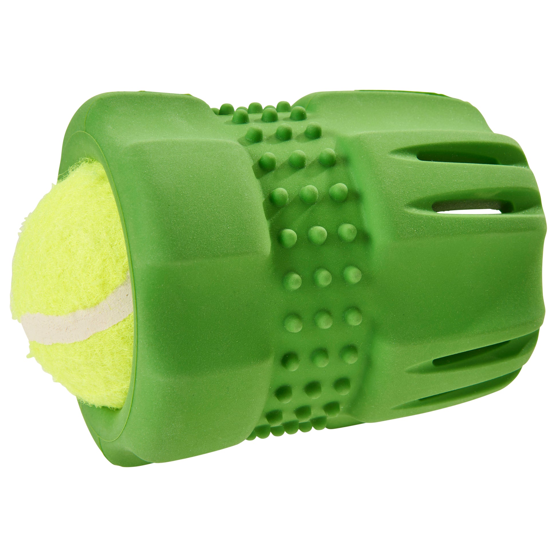 Spot Barrett Tough Tennis Jumble Dog Toy Green Green Large 077234548035