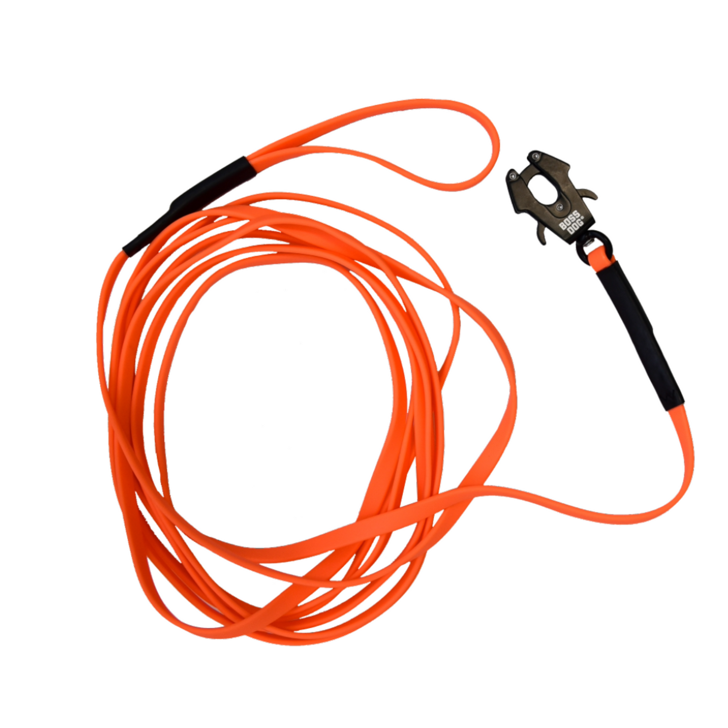 Boss Dog Tactical TPU Dog Leash Hunter Orange 20 ft 850030579386